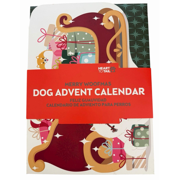 Christmas Dog Advent Calendar 2025 Holiday Countdown Plush Rope Toys SOLD OUT - Picture 1 of 4